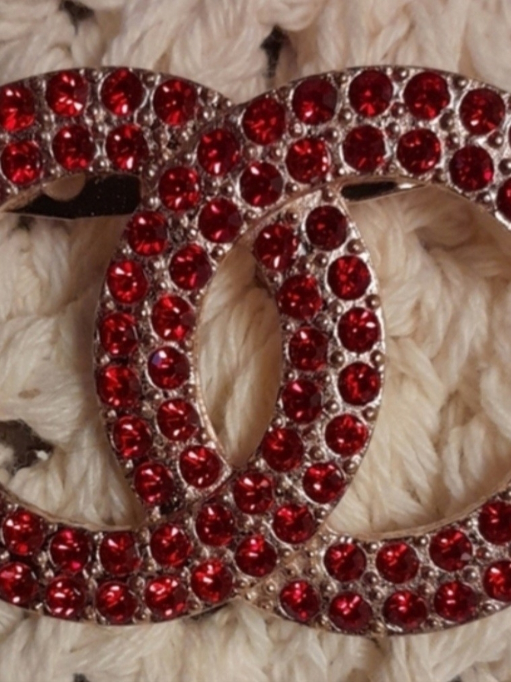 Red Crystal Pin - Women Jewelry